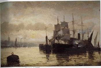 Seascape, boats, ships and warships. 122